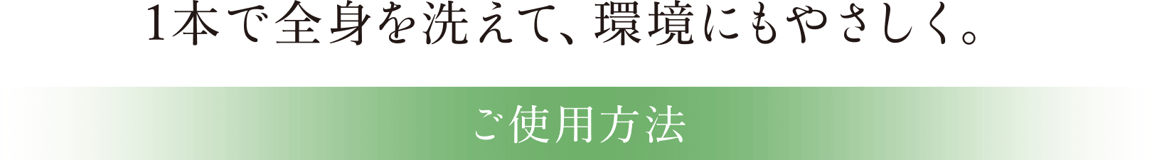 ご使用方法
